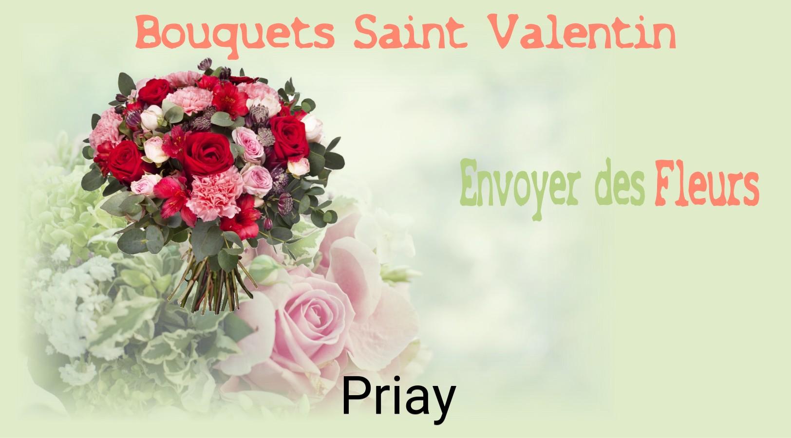 Roses de Saint-Valentin livrées à Priay